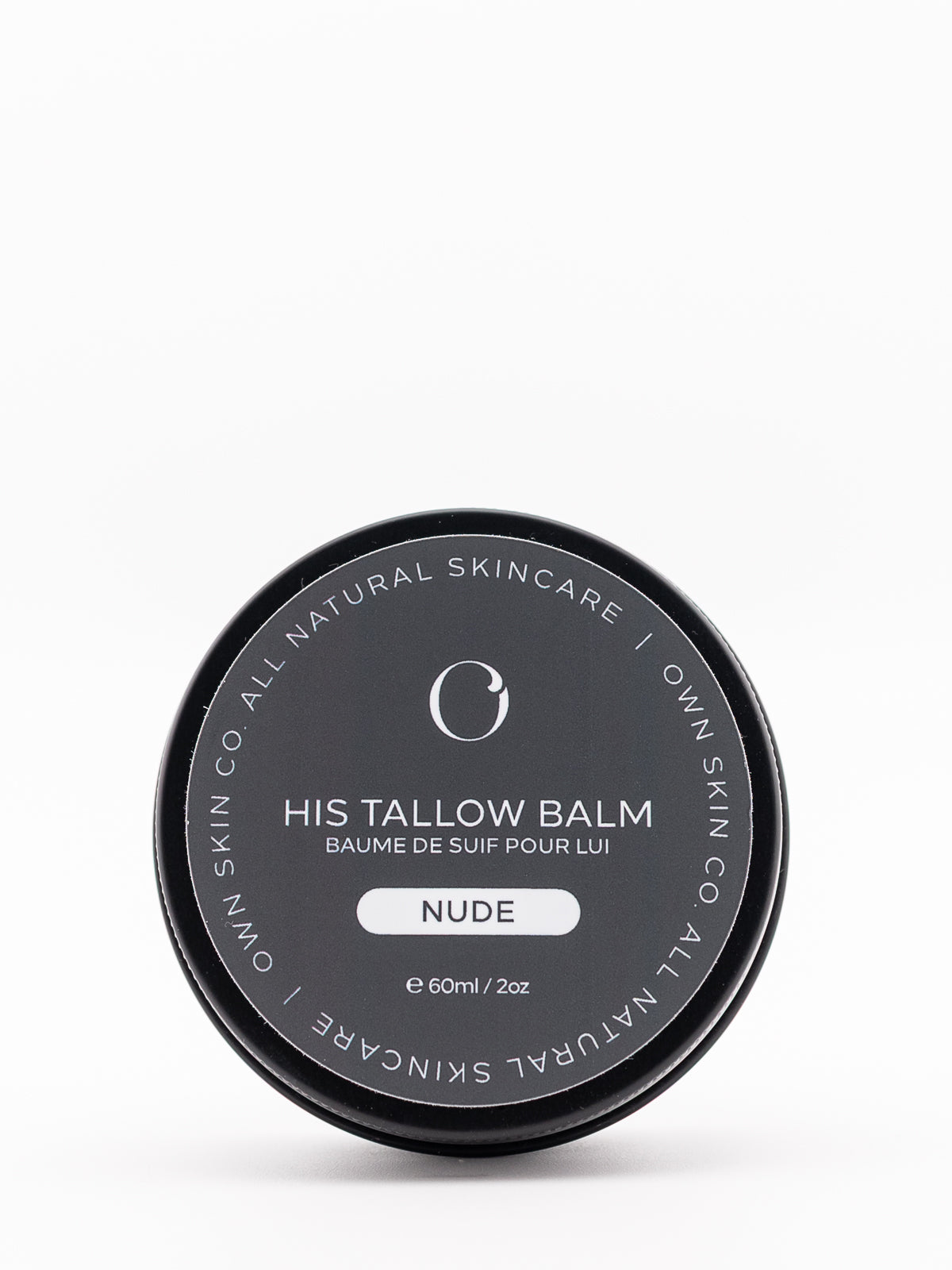 Unscented Men's Beef Tallow Balm for Beard and Body