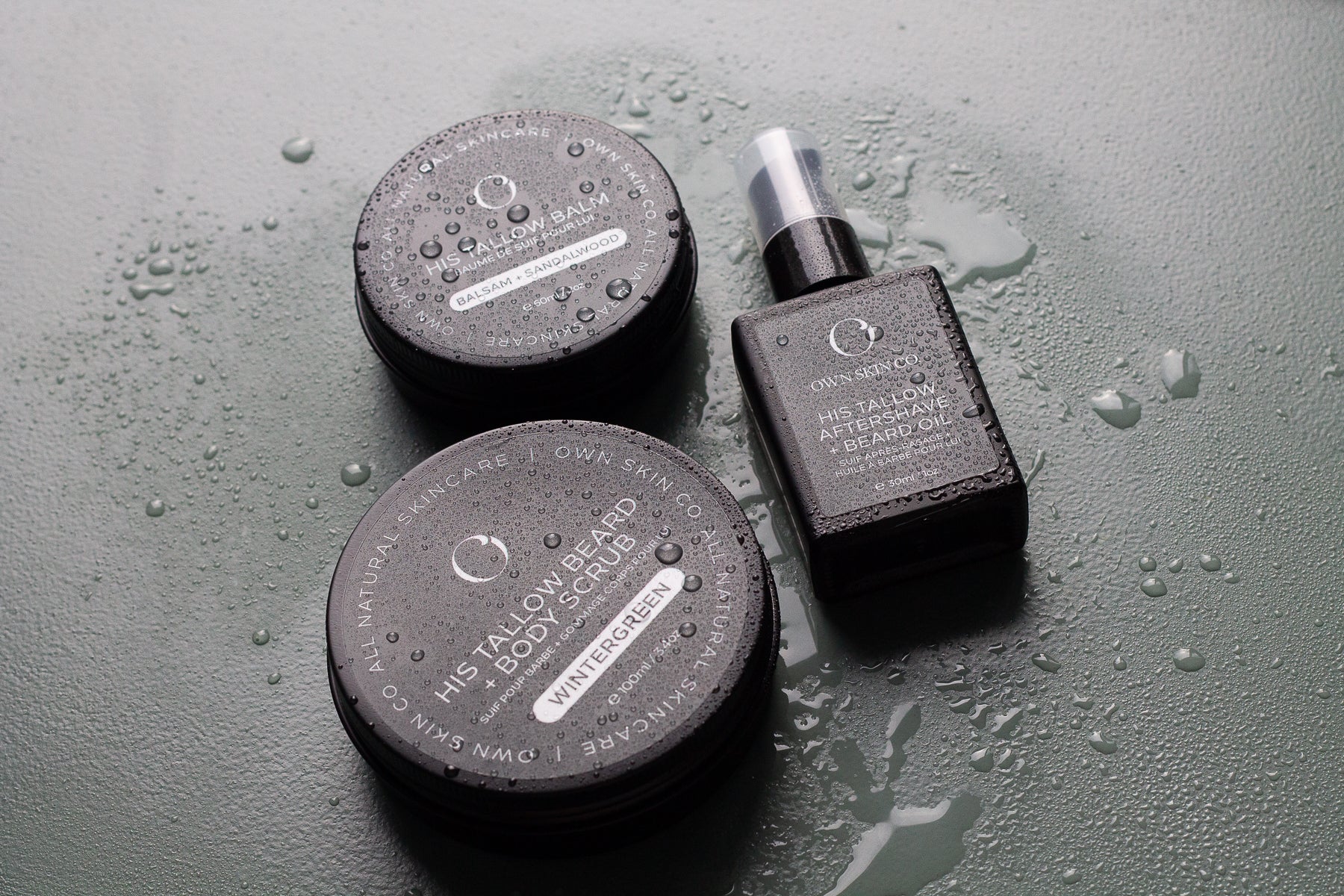 Men's Beef Tallow Skincare and Beard balm Collection