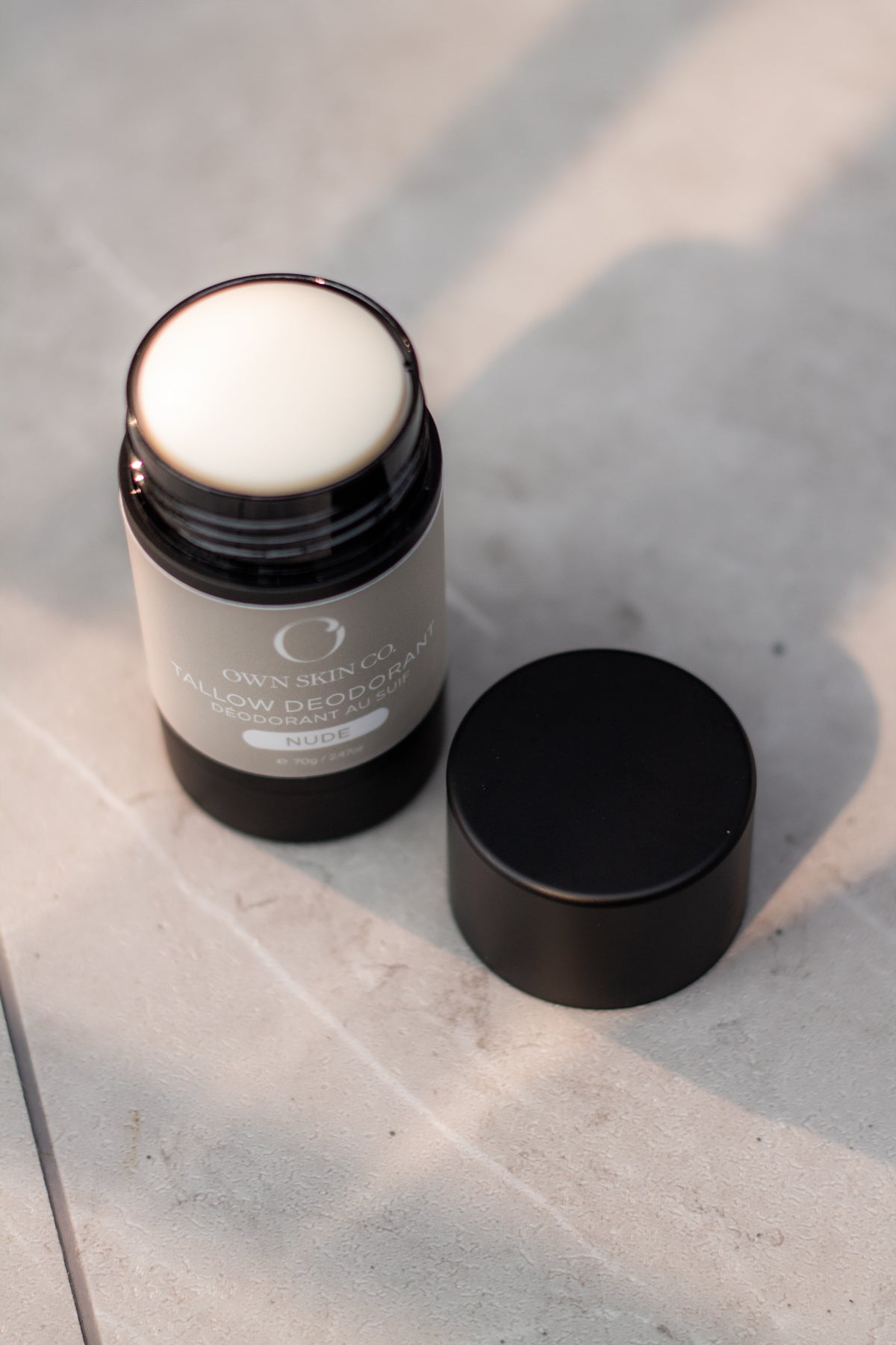 unscented beef tallow natural aluminum free deodorant stick 70g