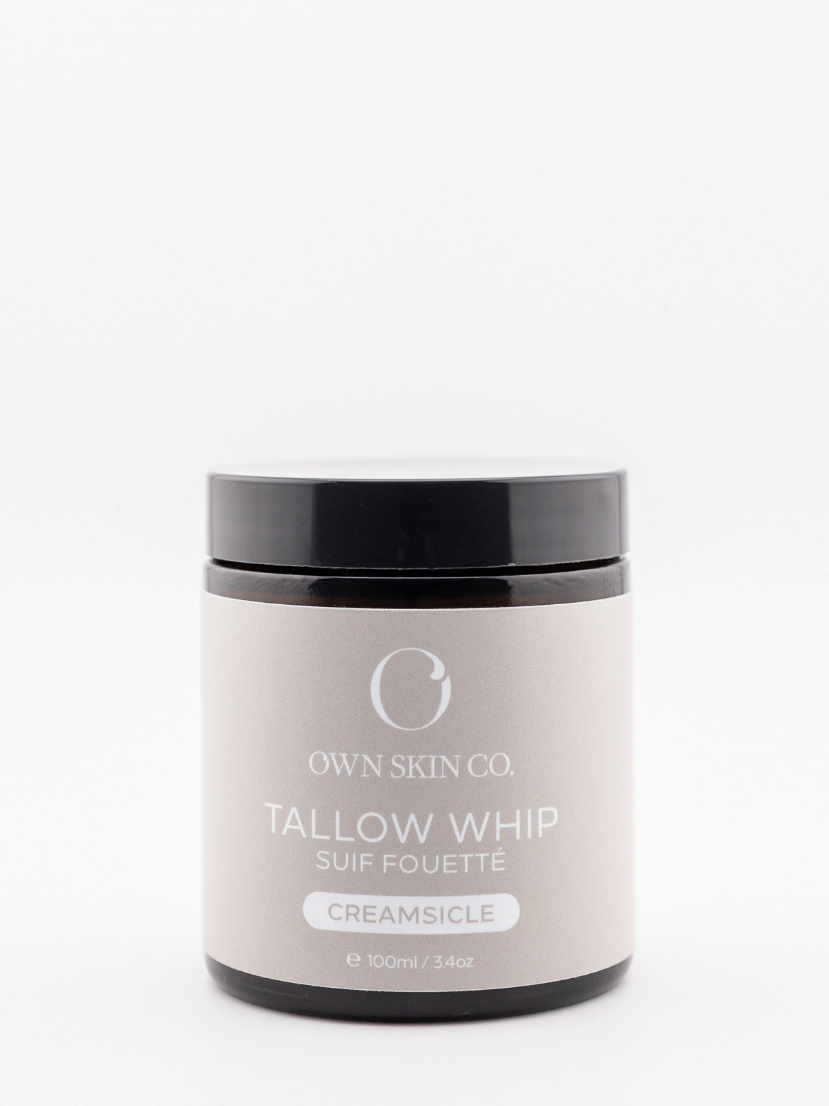 Citrus Creamsicle whipped beef tallow skincare, made in British Columbia!