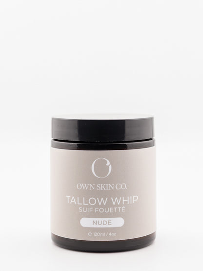 Unscented whipped beef tallow lotion made in Canada