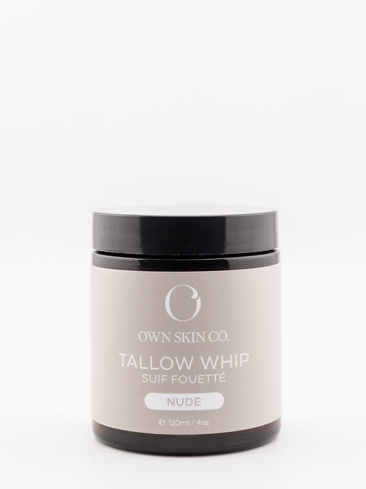 Unscented whipped beef tallow lotion made in Canada