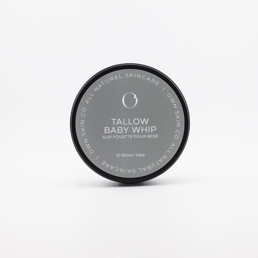 Baby Beef Tallow whip, tallow diaper rash cream, tallow baby moisturizer