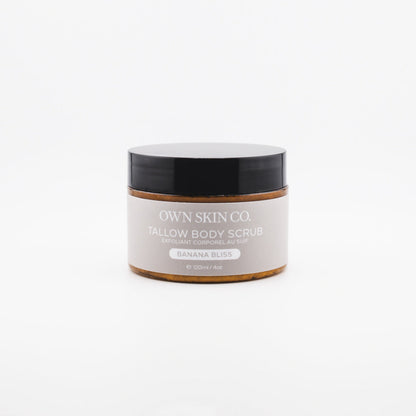 Banana Bliss Beef Tallow Body Scrub OWN SKIN CO