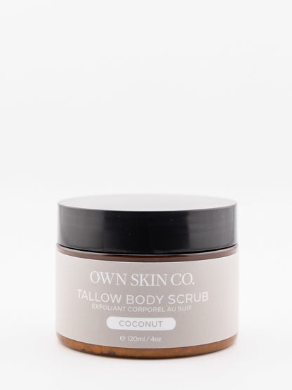 Coconut Beef Tallow Body and Face Scrub