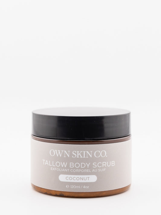 Coconut Beef Tallow Body and Face Scrub