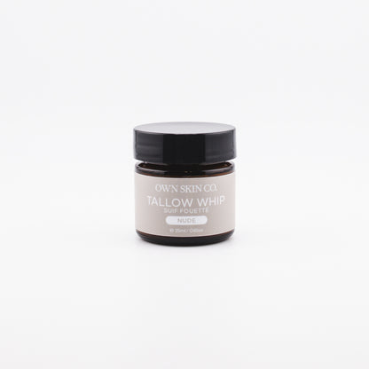 Unscented nude whipped tallow moisturizer