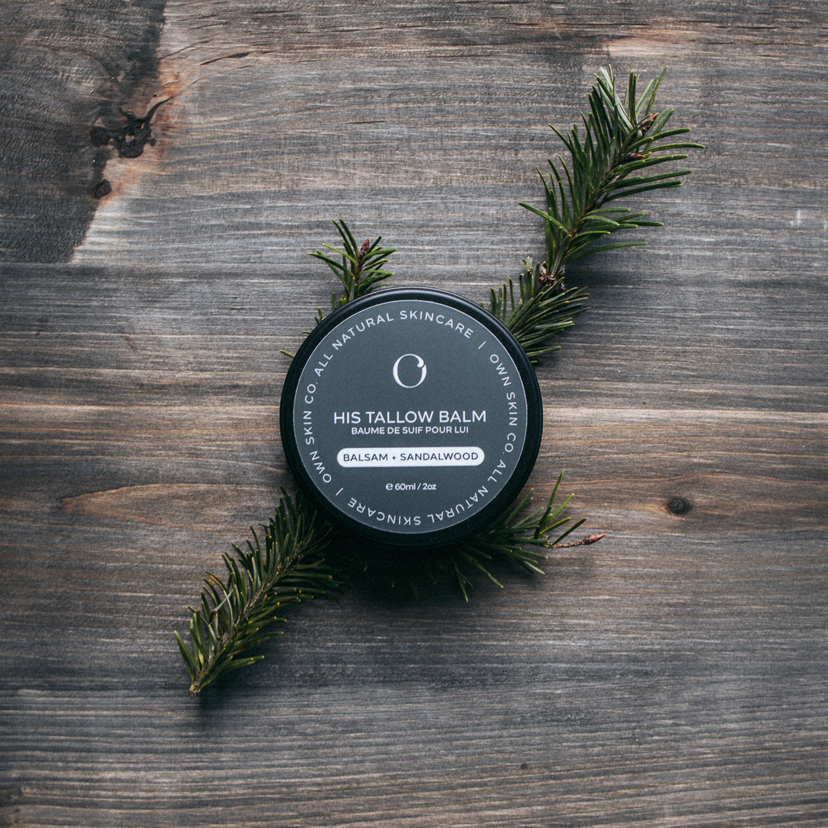 Men's Balsam and Sandalwood Tallow Balm