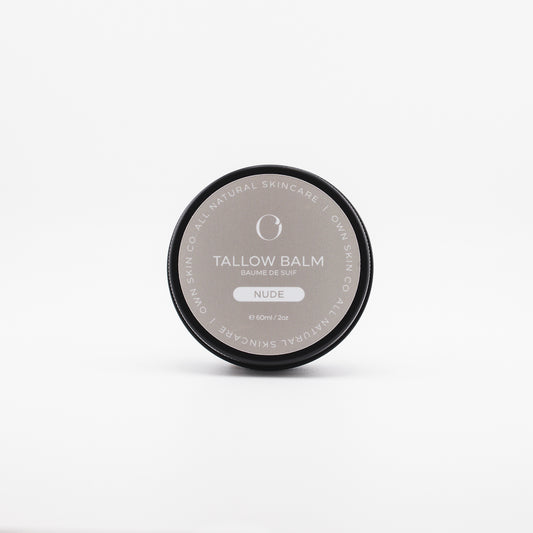 Nude Unscented Beef Tallow Moisturizing Face and Body Balm