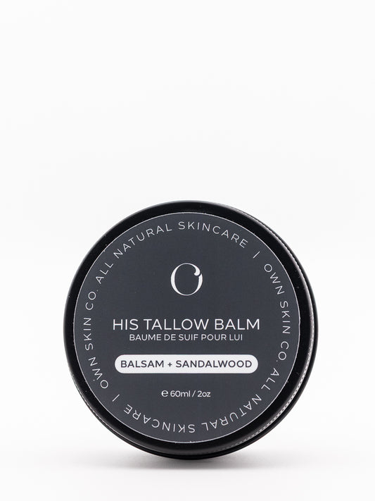 Sandalwood and Balsam Men's Beef Tallow Balm for skin and hair