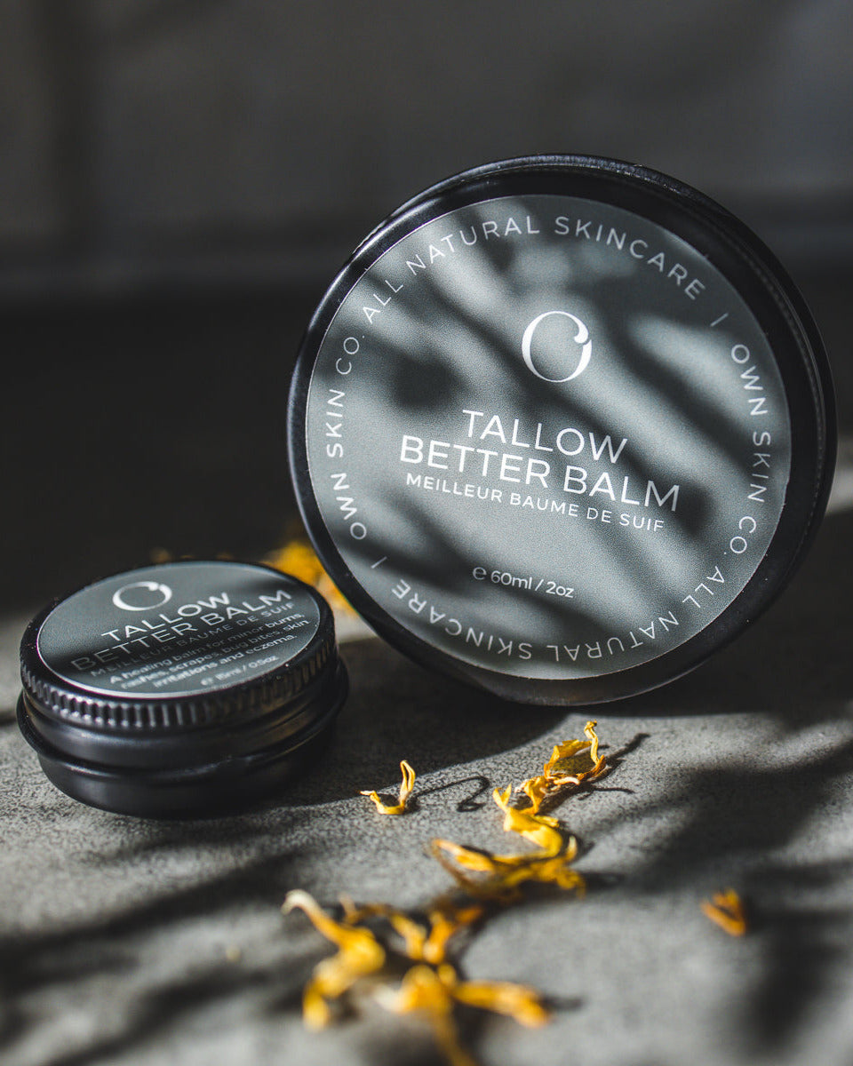 OWN SKIN CO. Tallow Better Balm. Canadian Tallow Skincare, eczema tallow balm