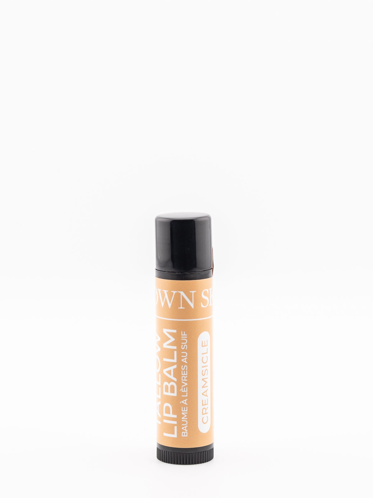 Natural Creamsicle Citrus Vanilla Beef Tallow Lip Balm Made in Canada