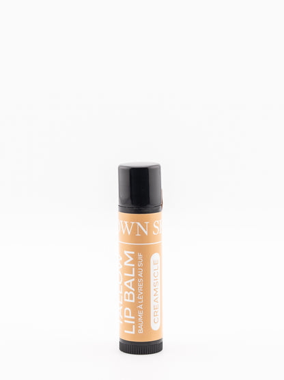 Natural Creamsicle Citrus Vanilla Beef Tallow Lip Balm Made in Canada