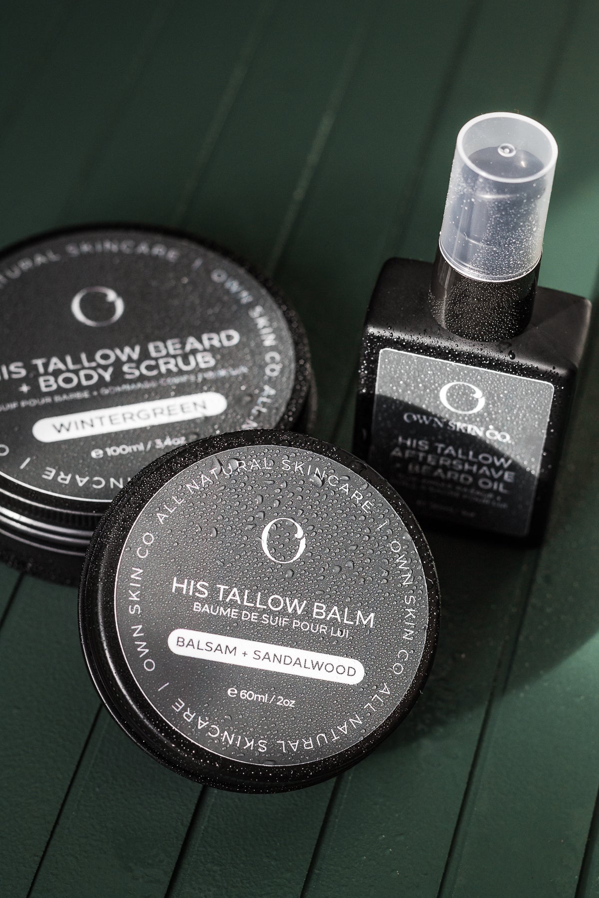 Tallow Skincare Collection For Men, Made In Canada Men's Tallow Skin and Beard Care