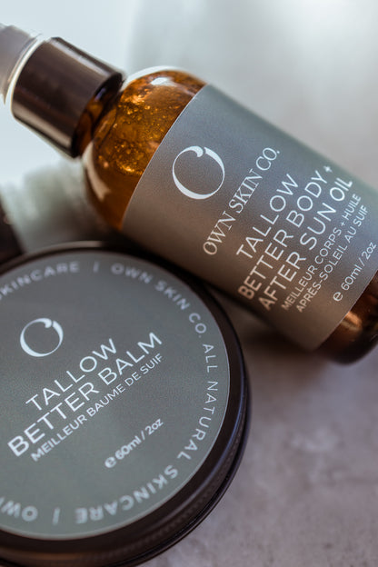 Tallow Body Oil and Balm For Eczema