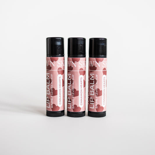 Multi Pack Cinnamon Hearts Valentine's Day Lip Balm Trio