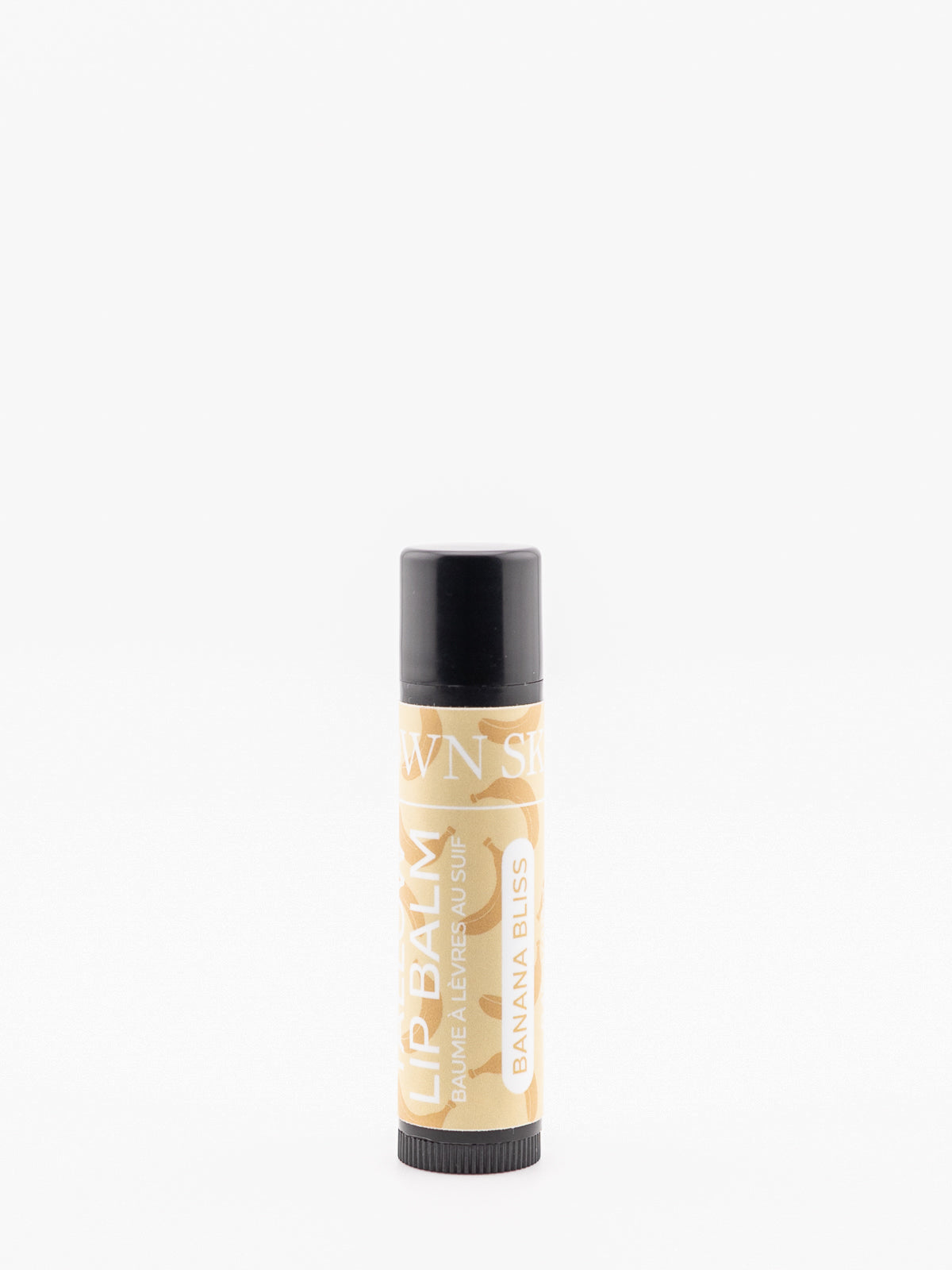 Tropical Banana Bliss Beef Tallow and Beeswax Natural Lip Balm, Made in Canada