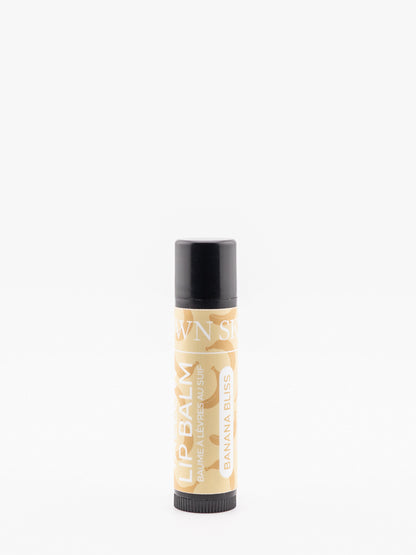 Tropical Banana Bliss Beef Tallow and Beeswax Natural Lip Balm, Made in Canada