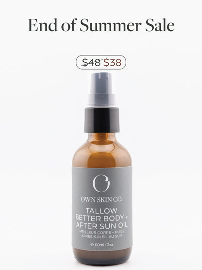 Tallow Better Body + After Sun Oil