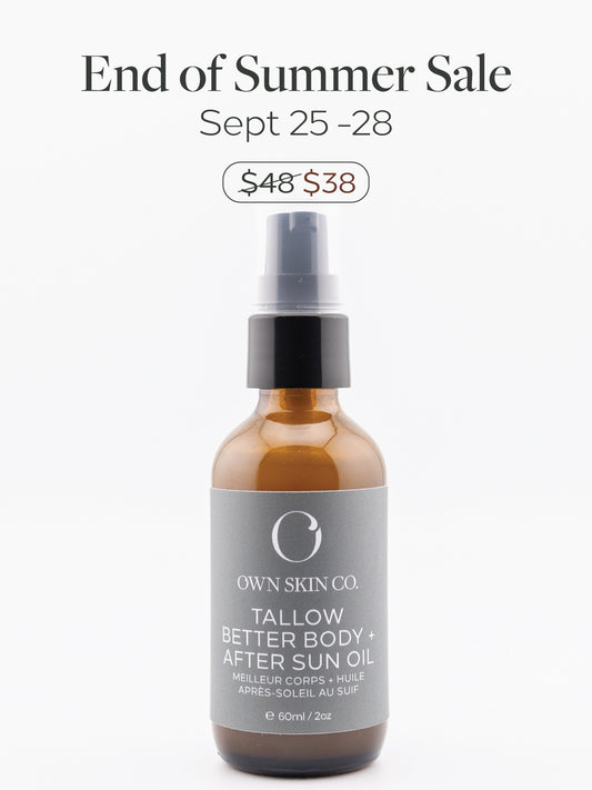 Tallow Better Body + After Sun Oil